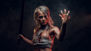 Cosplay wiedźminki Ciri