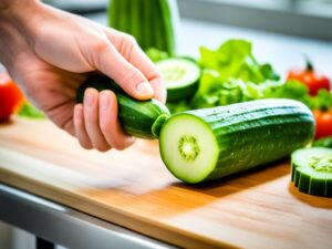 od której strony obierać ogórki