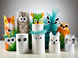 zwierzaki z rolek po papierze toaletowym